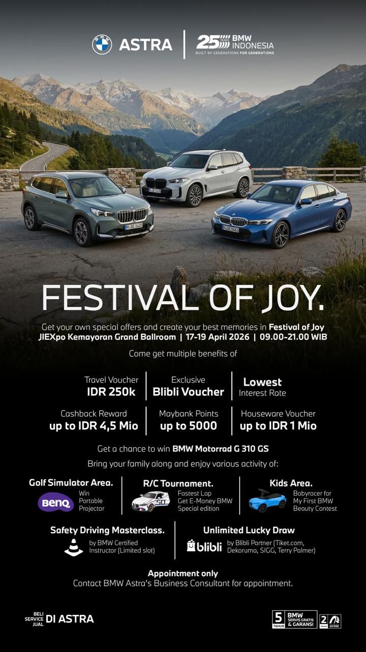 Festival of Joy BMW Astra 2026